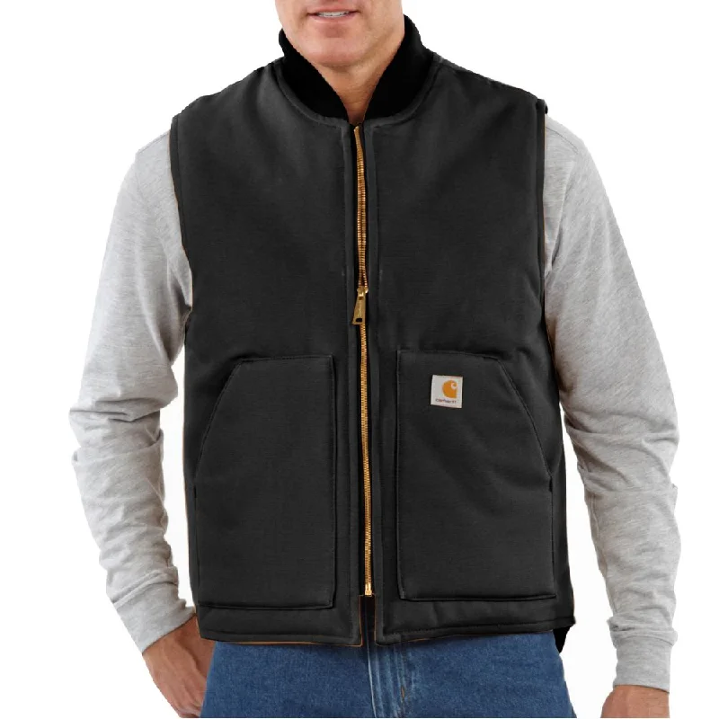 Carhartt Mens Duck Work Vest - V01BLK