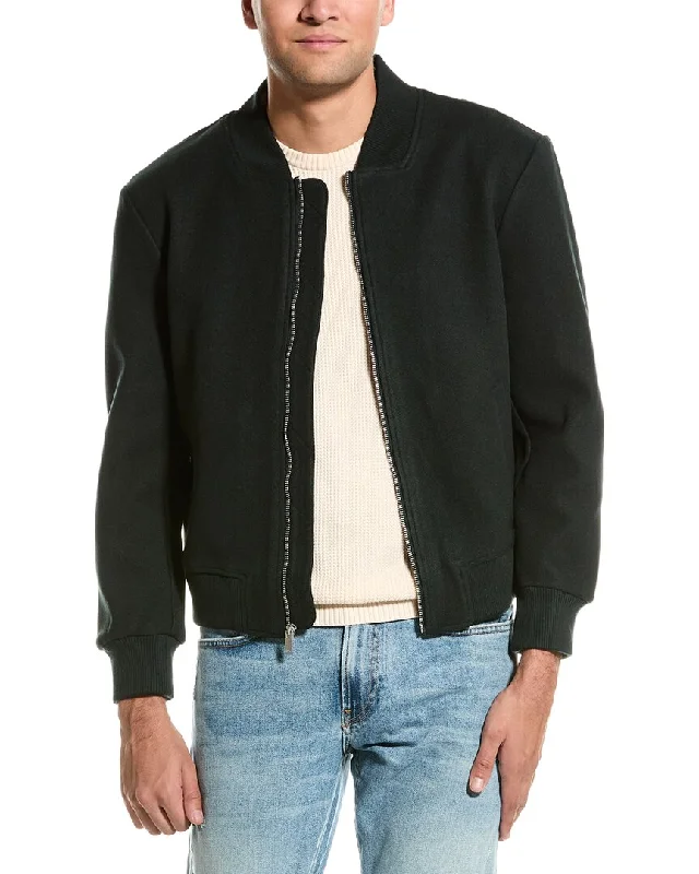 Bagatelle Knit Back Bomber Jacket