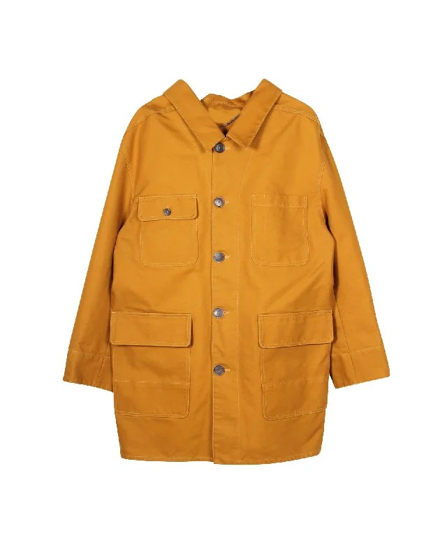 Balenciaga Jacket in Yellow Cotton