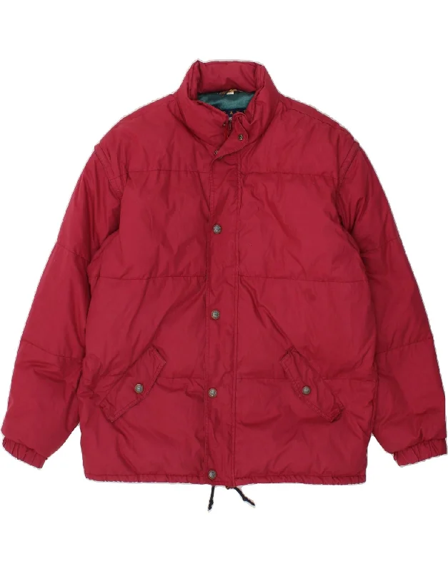 CIESSE PIUMINI Mens Padded Jacket IT 54 2XL Red Polyester