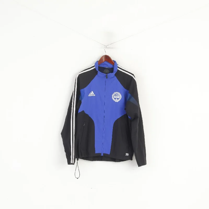 Adidas IFK Värnamo Men 38/40 M Jacket Blue Vintage Football Full Zipper Track Top