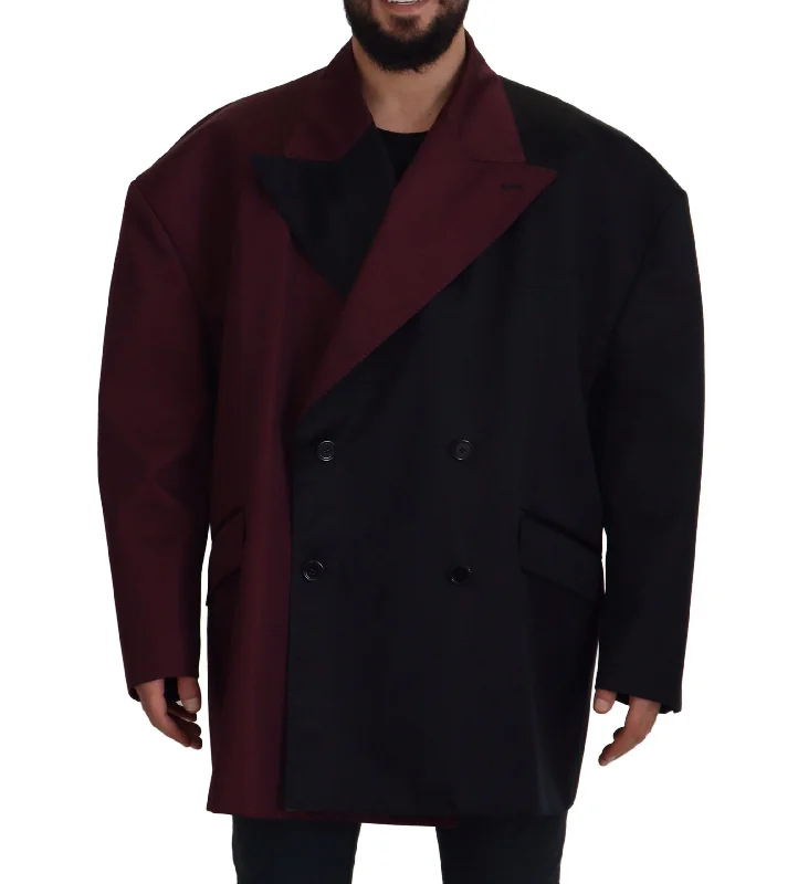 Dolce & Gabbana Elegant  Double-Breasted Men's Jacket