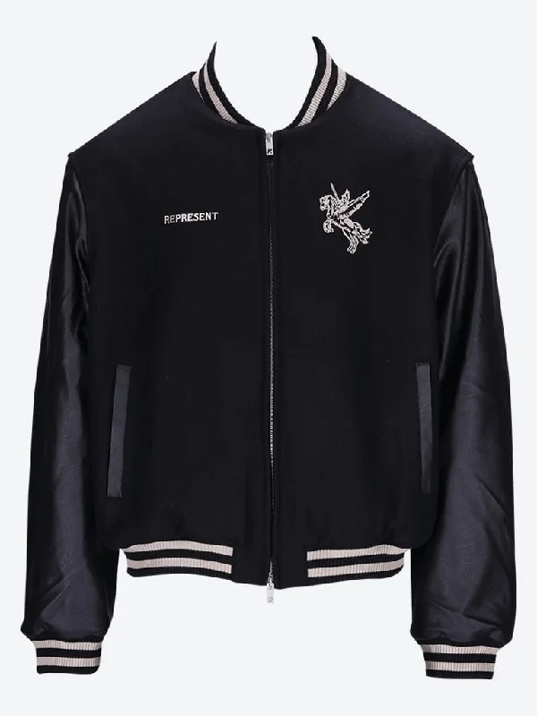 Mascot wool varsity jacket