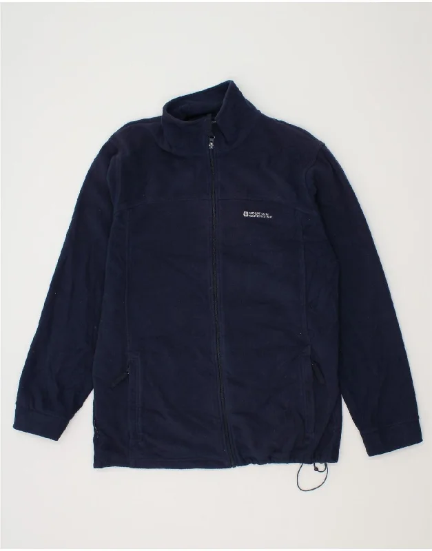 MOUNTAIN WAREHOUSE Mens Fleece Jacket UK 40 Large Navy Blue Polyester