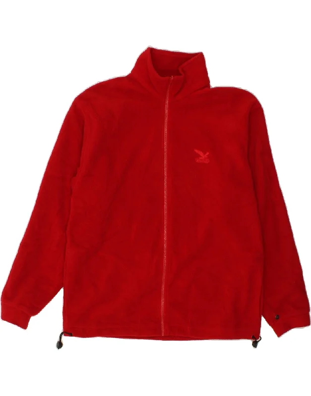 SALEWA Mens Polarlite Fleece Jacket UK 42 XL Red Polyester