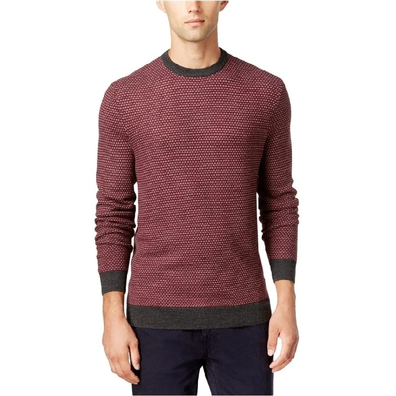 Club Room Mens Geo Jacquard Pullover Sweater