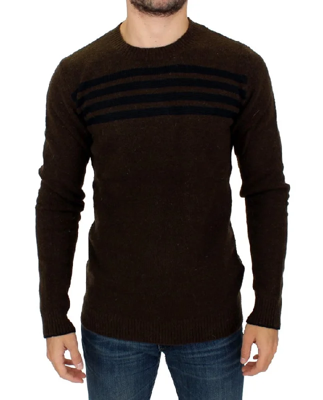 Costume National  striped crewneck Men's sweater