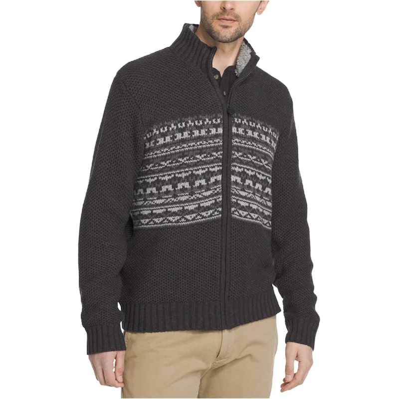 G.H. Bass & Co. Mens Rock Ridge Full-Zip Cardigan Sweater