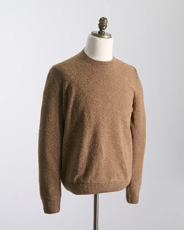 Wool Acrylic Crewneck Sweater