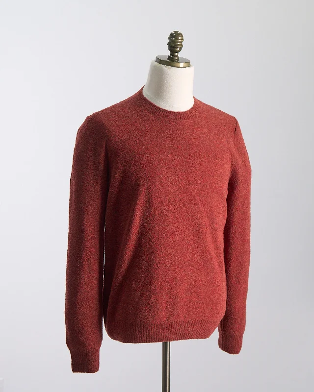 Wool Acrylic Crewneck Sweater