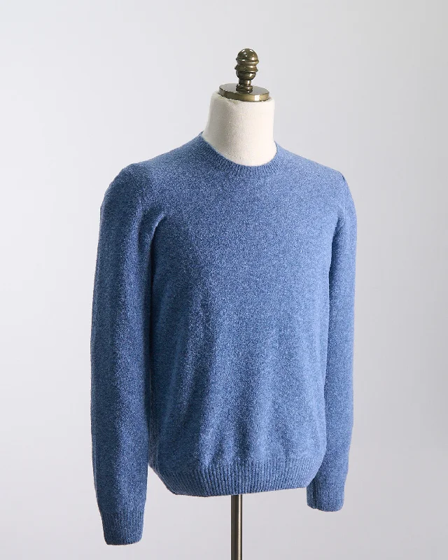 Wool Acrylic Crewneck Sweater