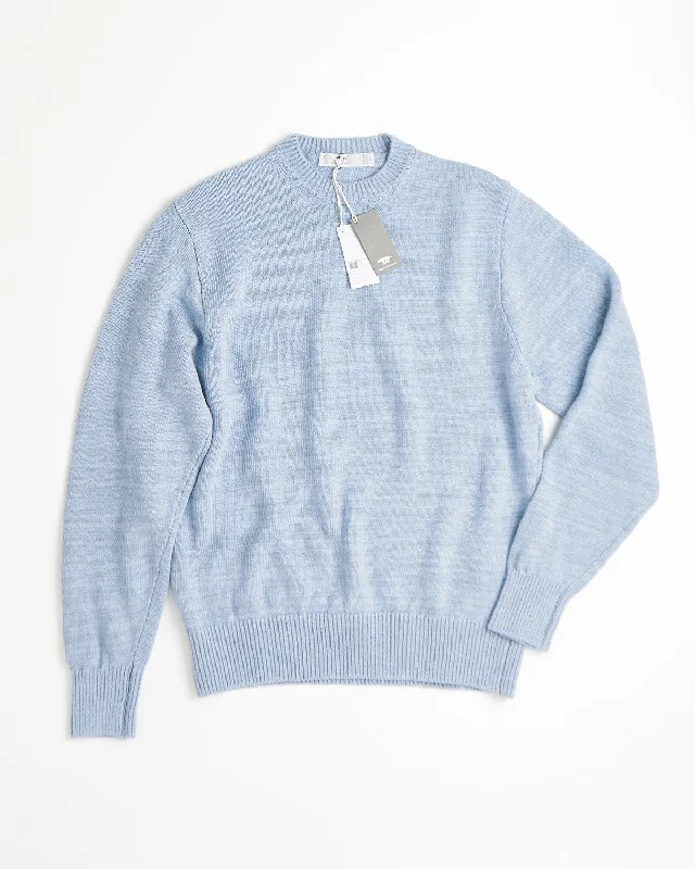 Full Fashioned Linen Crewneck Sweater