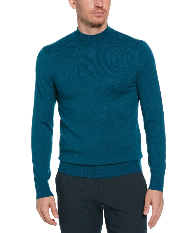 Tech Knit Mock Neck Pullover Sweater