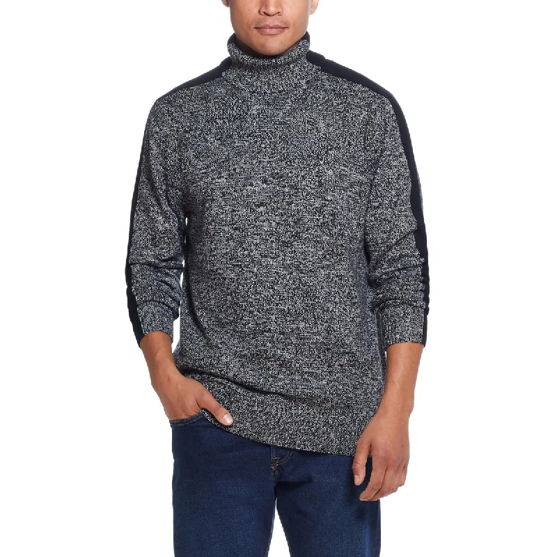 Weatherproof Mens Turtleneck Ribbed Knit Pullover Sweater