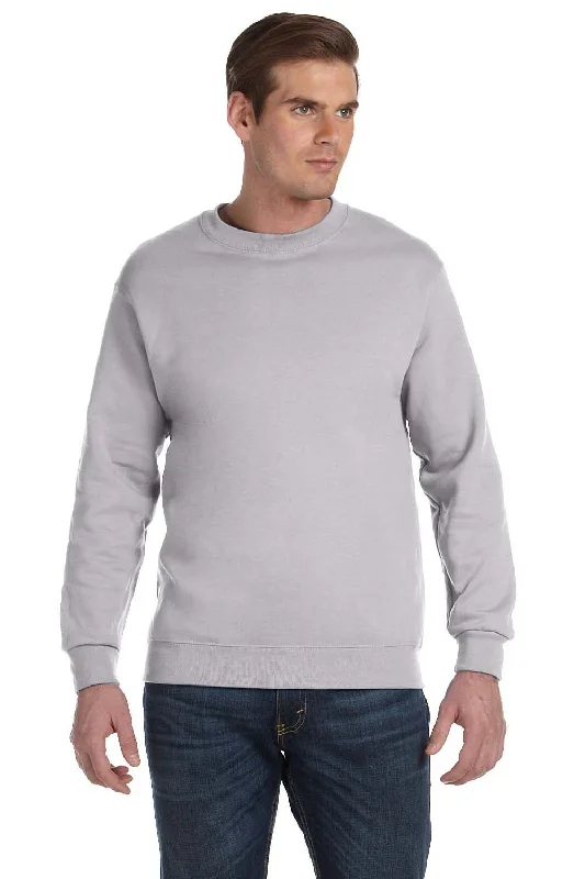 Gildan Mens DryBlend Moisture Wicking Fleece Crewneck Sweatshirt - Sport Grey